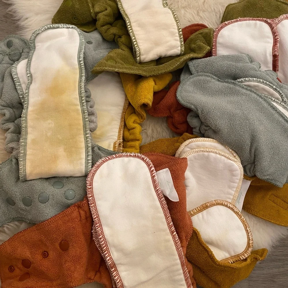 Sloomb newborn cloth diaper lot